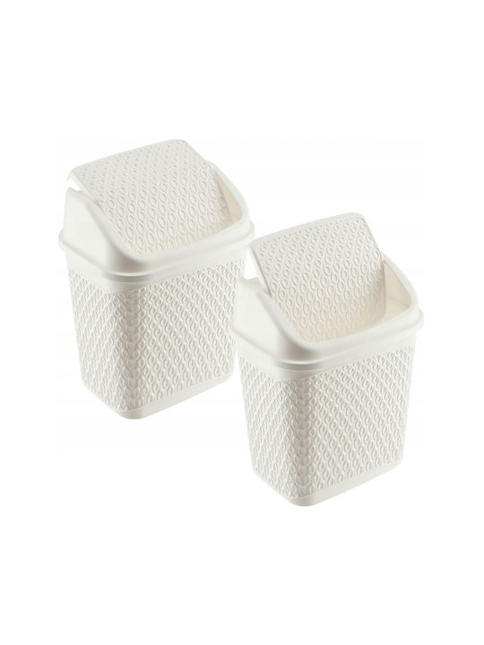 Kadax Plastic Perie de toaletă 6.2lt Alb