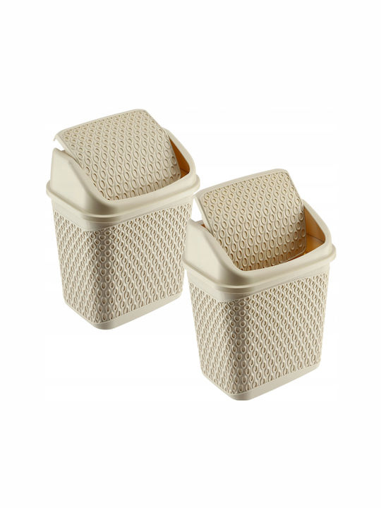 Kadax Plastic Perie de toaletă 6.2lt Bej