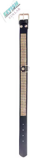 Halsband Kristalle Fetisch Boss Serie Gold 3cm