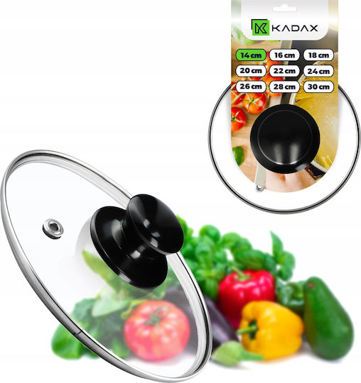 Kadax Kadax Glas Kochgeschirrdeckel Für Pan Und Topf 14cm 30788