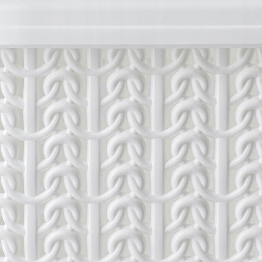 Kadax Montat pe perete Raft Baie Plastic Albă
