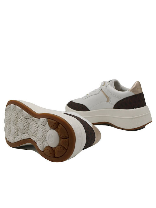 Geox Femei Anatomici Sneakers Albi