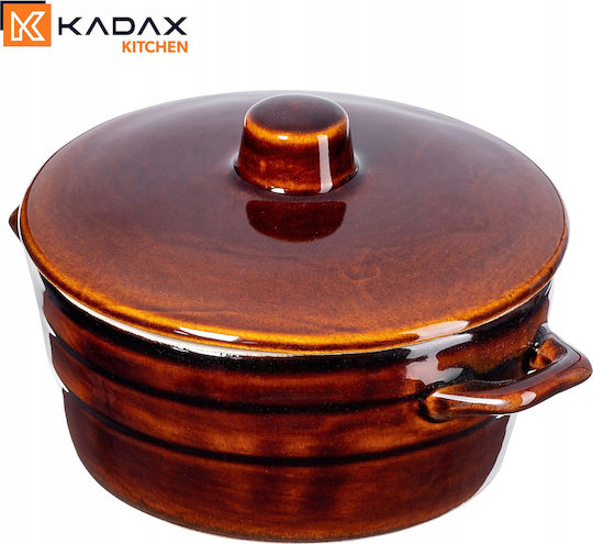 Kadax Dutch Oven Round Ceramic 1lt 1pcs