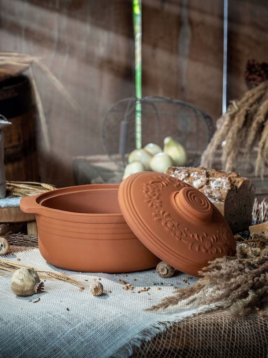 Kadax Oală Rotundă Ceramică 4lt 1buc