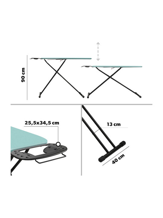Kadax Σιδερώστρα για Σίδερο Ατμού Σπαστή 120x38cm