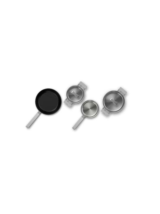 Bosch Cookware Set Made of Stainless Steel Silver with Non-Stick Coating 4 Pieces