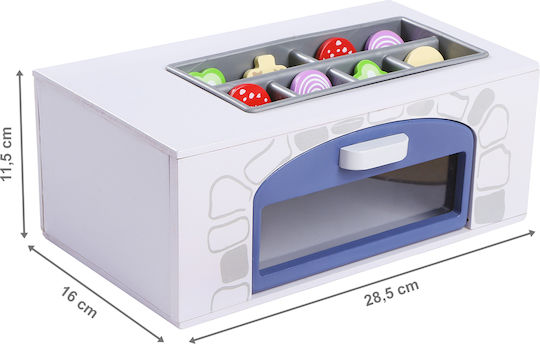 Wooden Pizza Oven + Accessories Kitchen Ecotoys