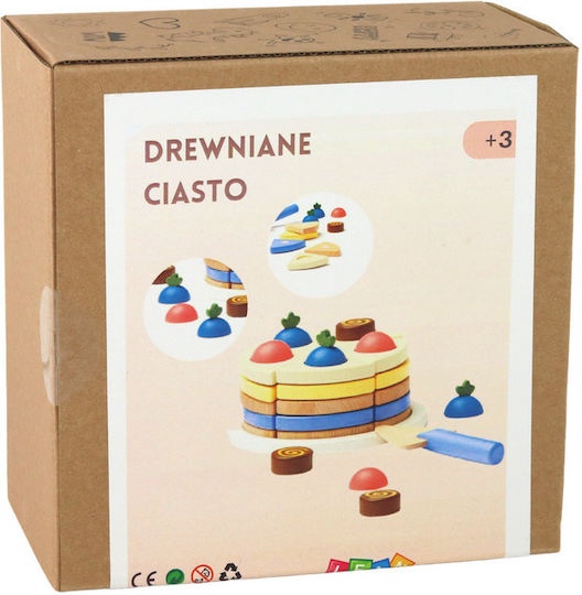Wooden Cake Slice Puzzle 8 Pieces