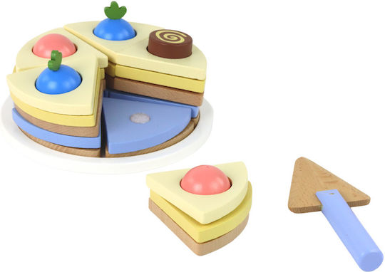 Wooden Cake Slice Puzzle 8 Pieces