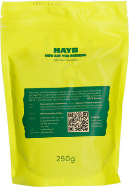 HAYB Cafea Filtru Arabica Columbia Boabe 250gr