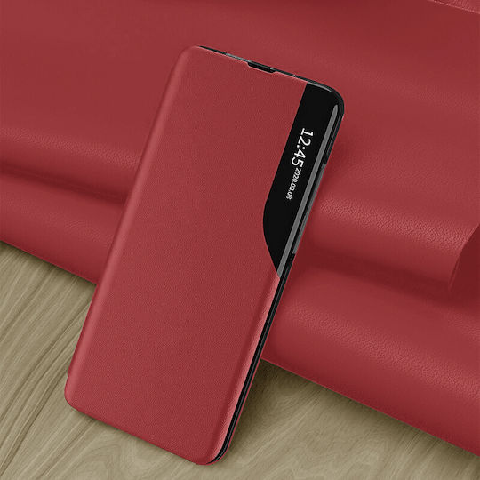 Techsuit Efold Book Red (Redmi 13C 4G / Poco C65 4G)