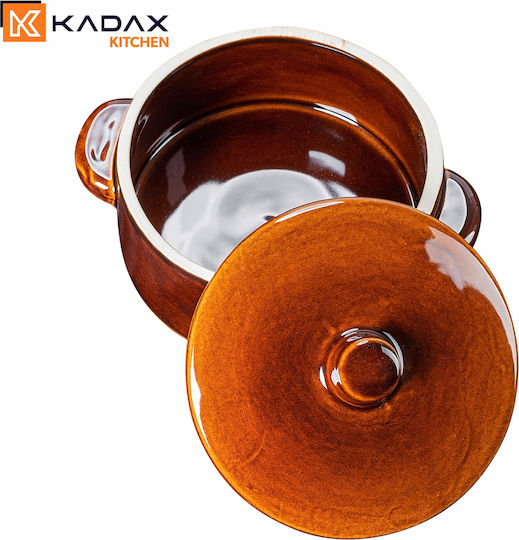 Kadax Oală Ovală Ceramică 1lt 1buc