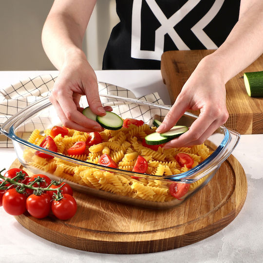 Kadax Oală Dreptunghiulară de Sticlă 4.1lt 1buc