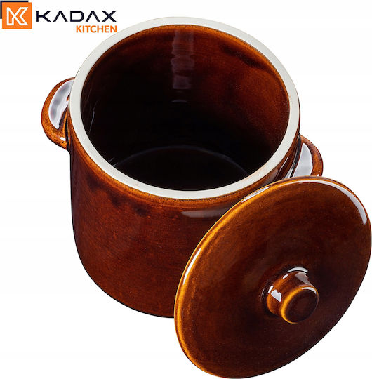 Kadax Гърне Кръгло Керамично 2лт 1бр