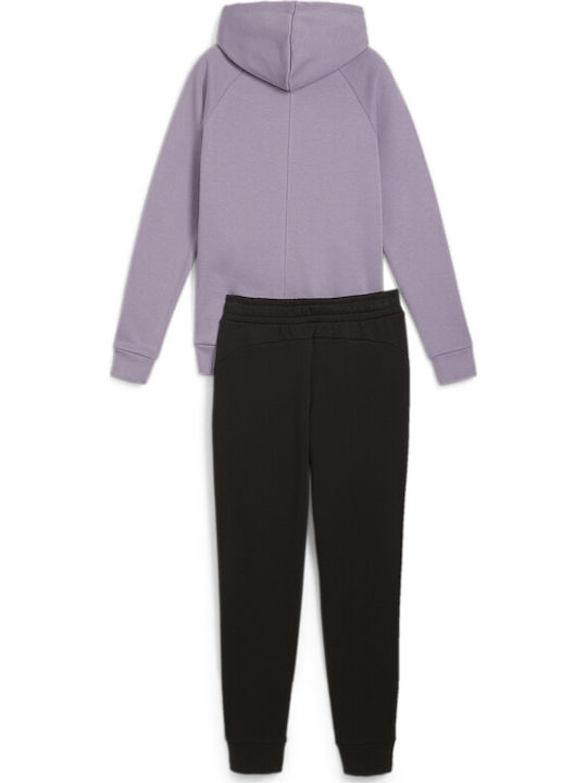 Trainingsanzug mit Gummizug Purple, Black