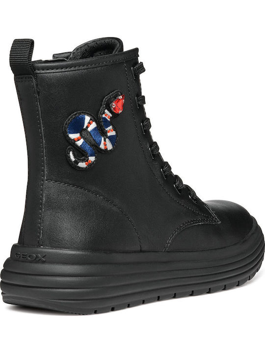 J Phaolae Kids Boots with Zipper Black