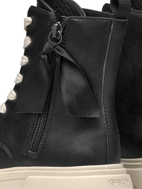 Junette Kinderstiefeletten mit Reißverschluss Schwarz