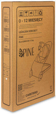 Caretero Manual Relax pentru Bebeluși Lounger Negru