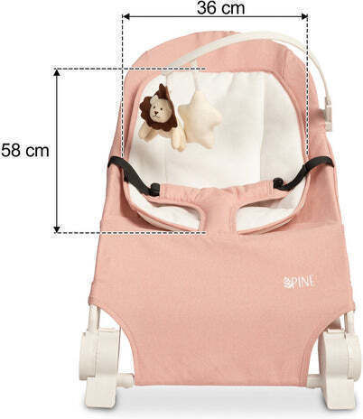 Caretero Handbuch Baby Relax Lounger Rosa