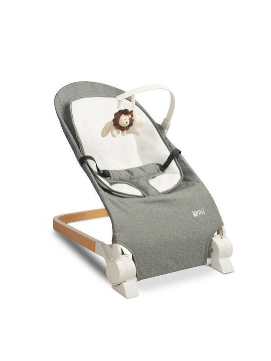 Caretero Manual Baby Relax Lounger Gray