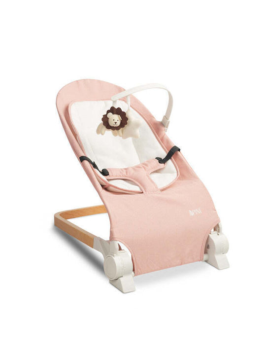 Caretero Χειροκίνητο Relax Μωρού Lounger Ροζ