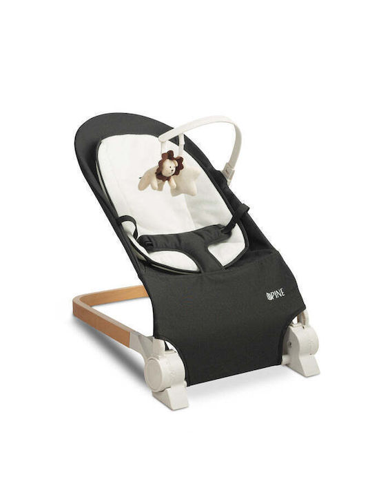 Caretero Manual Relax pentru Bebeluși Lounger Negru