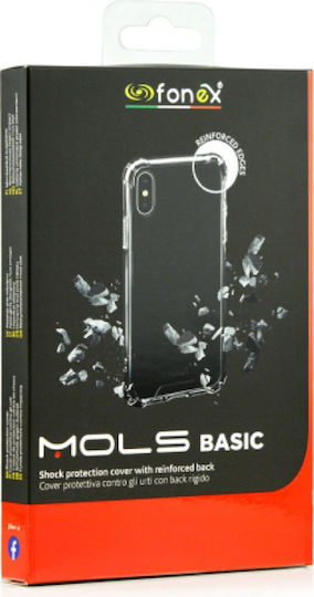 Fonex Basic Umschlag Rückseite Silikon Transparent (iPhone 15 Plus / 16 Plus)