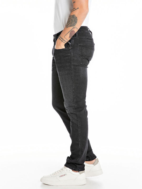 Replay Men's Jeans Pants Slim Fit Black