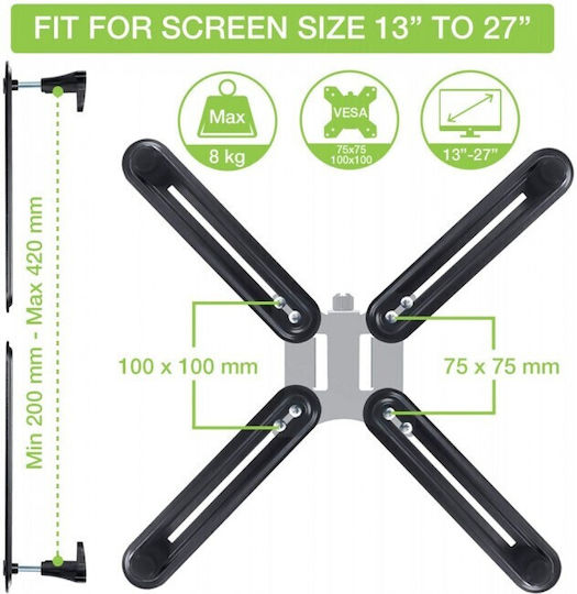 Techly 13'' 27'' 364316 Замяна Телевизор