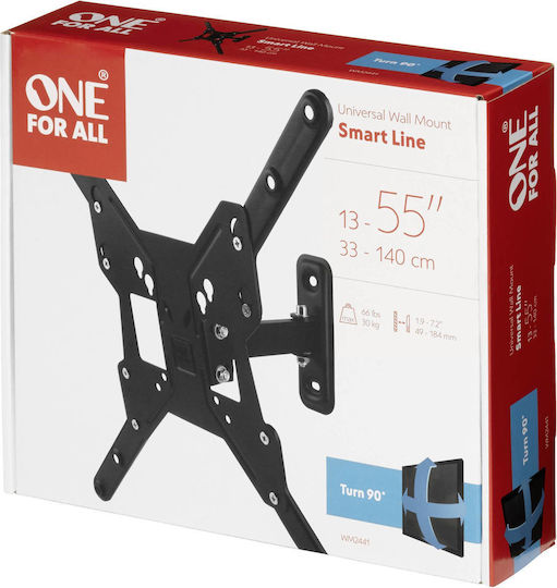 One For All WM 2441 Επιτοίχια έως 55" και 30kg