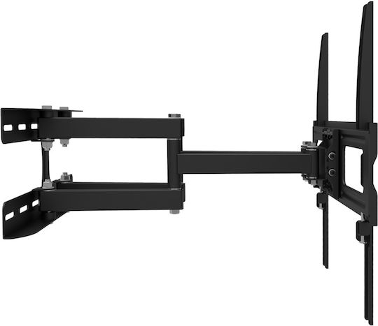Cabletech LEC-UCH0217 Стойка за телевизор Таван с рамо до 55" и 35кг Черен