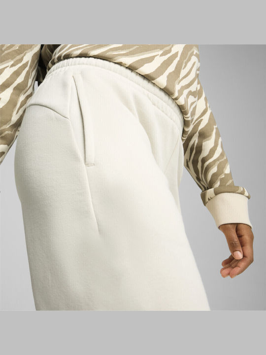 Παντελόνι Φόρμας Fleece Μπεζ