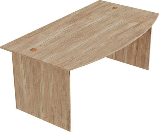Birou Anze Din Lemn Natural 180x93,5x75cm