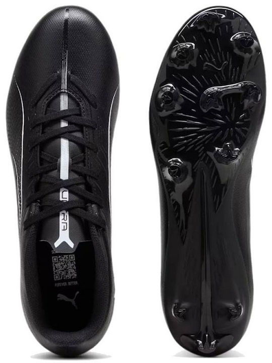 PUMA Ultra 5 Play Ποδοσφαιρικά Παπούτσια με Τάπες FG/AG Μαύρα