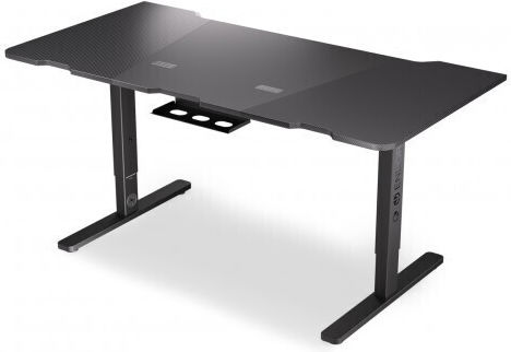 Schreibtisch Atlas Holz Black mit USB-Anschlüssen 150x78cm