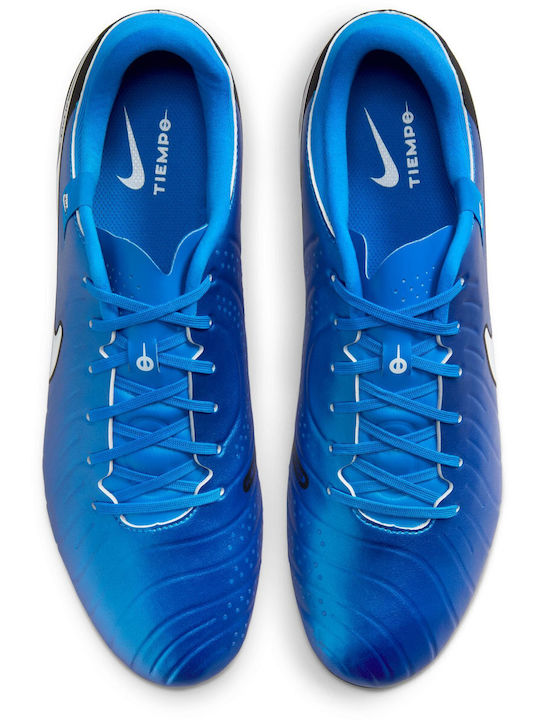Nike Tiempo Legend 10 Academy Football Shoes with Cleats Blue