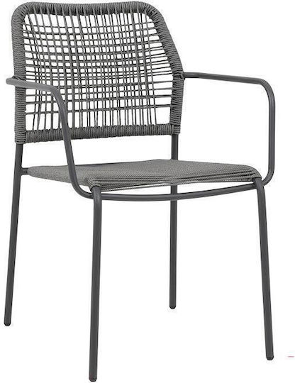 Καρέκλα Leana Γκρί 56x59x80εκ. Καρέκλα Leana Γκρί 56x59x80εκ.