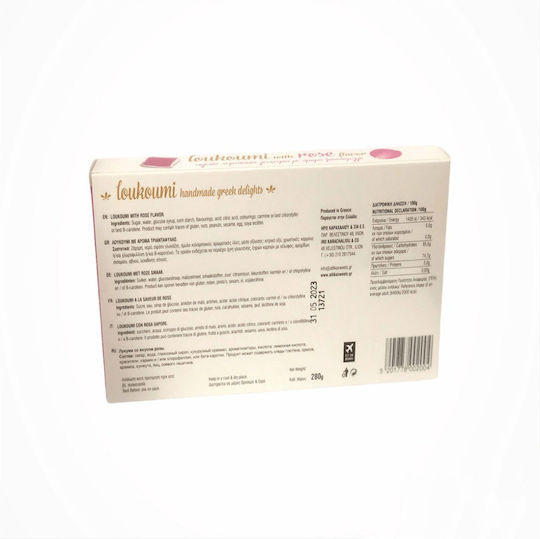 Attiki Αττικά Λουκούμια Με Τριαντάφυλλο 280gr