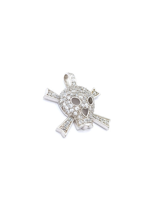 PS Silver Charm from Silver with Zircon