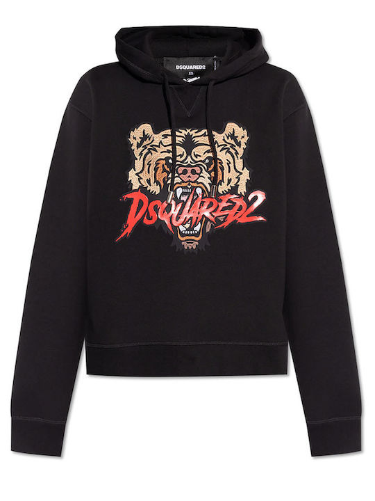 Dsquared2 Women's Hooded Sweatshirt BLACK