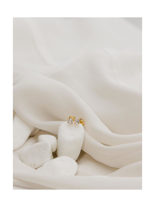 Themelidis Jewels Cercei din Aur 14K cu Pietre