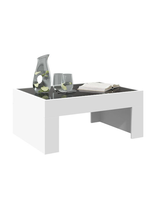 Infinity LED Coffee Table White 70x50x30 cm 847609 White