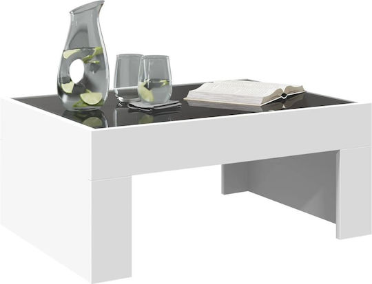 Infinity LED Coffee Table White 70x50x30 cm 847609 White