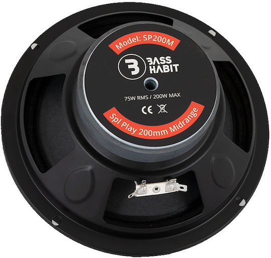 Bass Habit Boxă Auto SP200M 8" cu 75W RMS (Midrange)