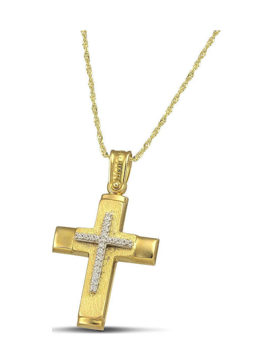 Themelidis Jewels Дамски Златен Кръст 14K