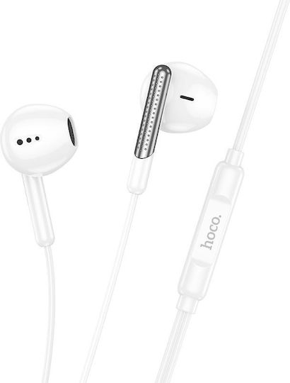 Hoco M123-WH Earbuds Handsfree Headphones with Connector 3.5mm White