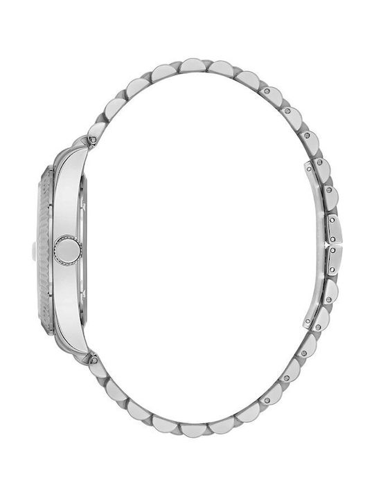 Beverly Hills Polo Club Uhr Batterie mit Silber Metallarmband