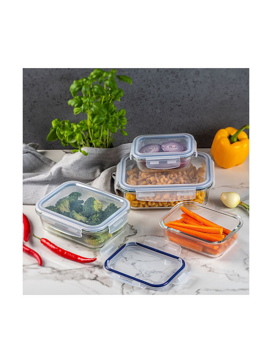 Kadax Cutie pentru Mâncare Sticlă Transparent 640ml 1buc