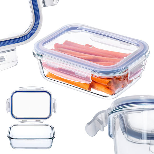 Kadax Lunchbox Glas Transparent 640ml 1Stück