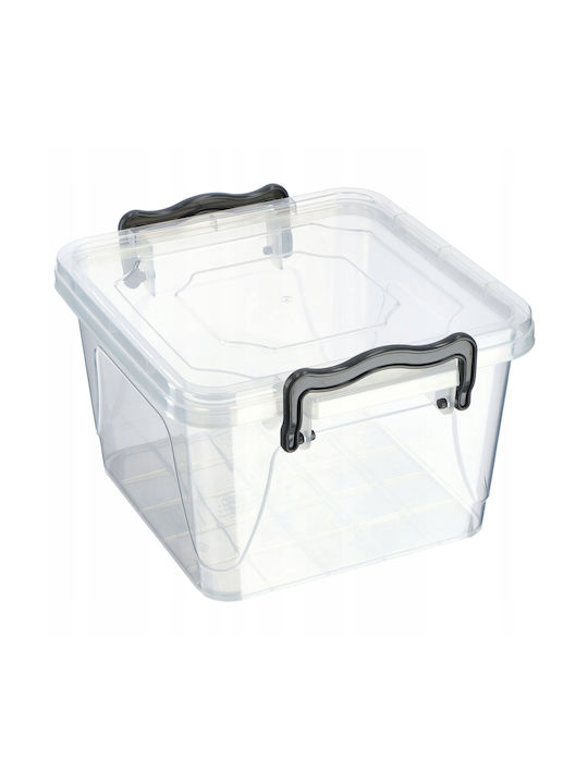 Kadax Cutie pentru Mâncare Plastic Transparent 2400ml 1buc